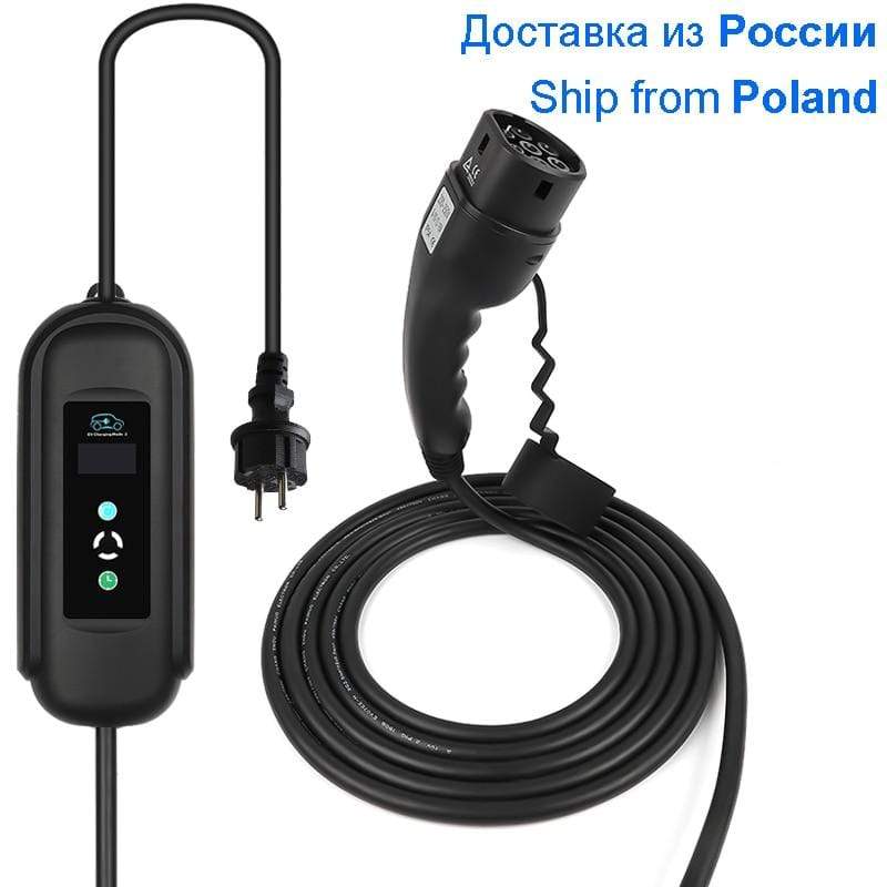 Planet Gates Charge Timer EV Charger Cable Type 1 J1772 Type 2 IEC62196 Timer Function Mobile EVSE Electric Vehicle Car Goods Factory
