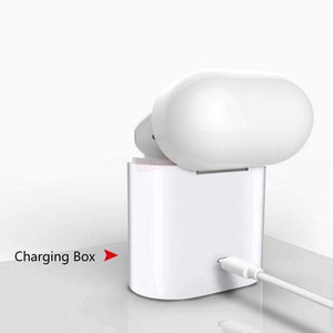 Planet Gates charger box black / China Bluetooth Earphone Headphones For Apple iPhone X XS Wireless Headphone Headset Earphones Phone for Air Pods in Ear Earbuds