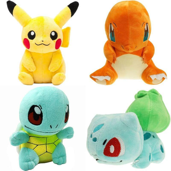 Charmander Squirtle Bulbasaur Pikachu Plush Toys Eevee Snorlax Gengar Jigglypuff Stuffed Doll Gifts For Children Cartoon Toy