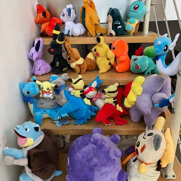 Charmander Squirtle Bulbasaur Pikachu Plush Toys Eevee Snorlax Gengar Jigglypuff Stuffed Doll Gifts For Children Cartoon Toy