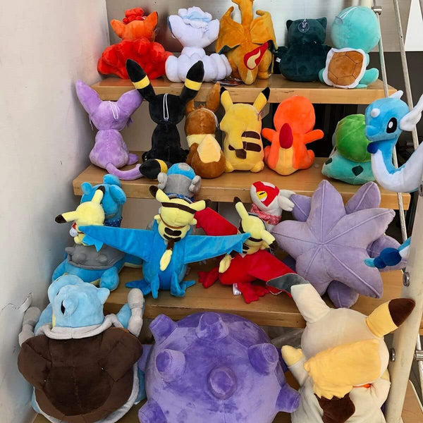 Charmander Squirtle Bulbasaur Pikachu Plush Toys Eevee Snorlax Gengar Jigglypuff Stuffed Doll Gifts For Children Cartoon Toy