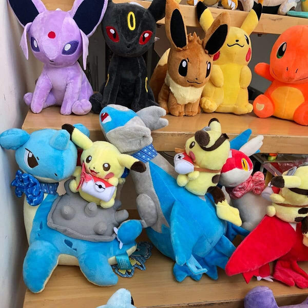 Charmander Squirtle Bulbasaur Pikachu Plush Toys Eevee Snorlax Gengar Jigglypuff Stuffed Doll Gifts For Children Cartoon Toy