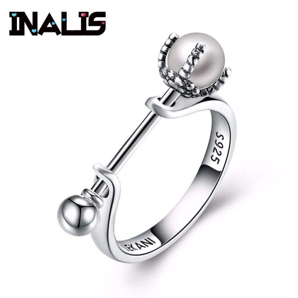 Planet Gates Charming Pearls Finger Rings for Women Simple Authentic S 925 Sterling Silver & Pearl Fine Jewelry