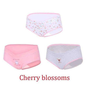 Planet Gates Cherry blossoms / XL 3 PCS/Lot low-Waist Maternity panties cotton Pregnancy underwear Intimates clothes briefs for pregnant women clothing