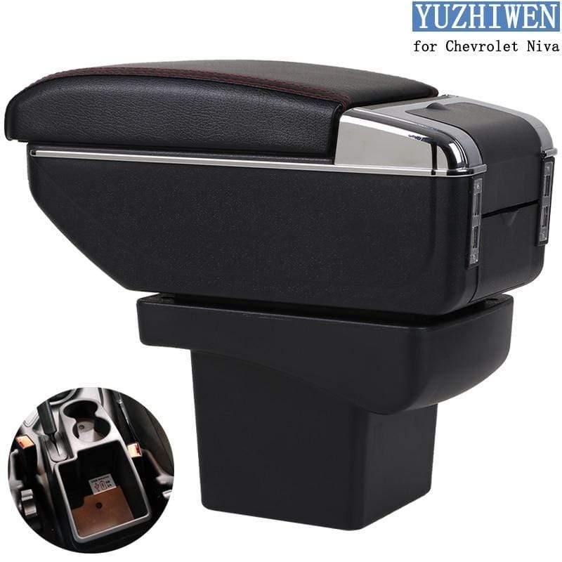 Planet Gates Chevrolet Niva Armrest Box Niva 1 Universal Car Central Armrest Storage Box cup holder ashtray modification accessories