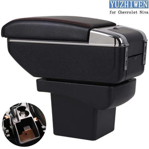 Planet Gates Chevrolet Niva Armrest Box Niva 1 Universal Car Central Armrest Storage Box cup holder ashtray modification accessories