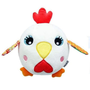 Planet Gates chick Baby Appease Toys For Car Pram Crib Ball Cartoon Animals Plush Doll Grasp Education Toys For Newborn Infant Gifts