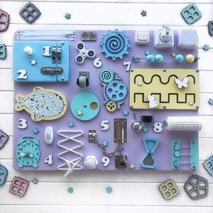 Planet Gates Children Busy Board Accessories Wood DIY Toy Montessori Material Early Education Activity Toddler Toys For Basic Skills Learning