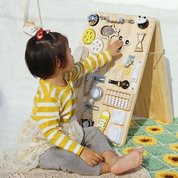 Planet Gates Children Busy Board Accessories Wood DIY Toy Montessori Material Early Education Activity Toddler Toys For Basic Skills Learning