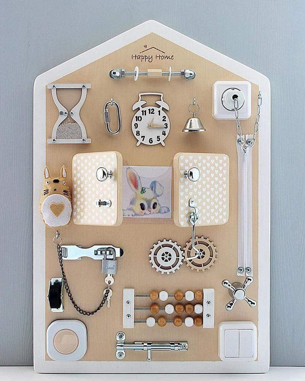 Planet Gates Children Busy Board Accessories Wood DIY Toy Montessori Material Early Education Activity Toddler Toys For Basic Skills Learning