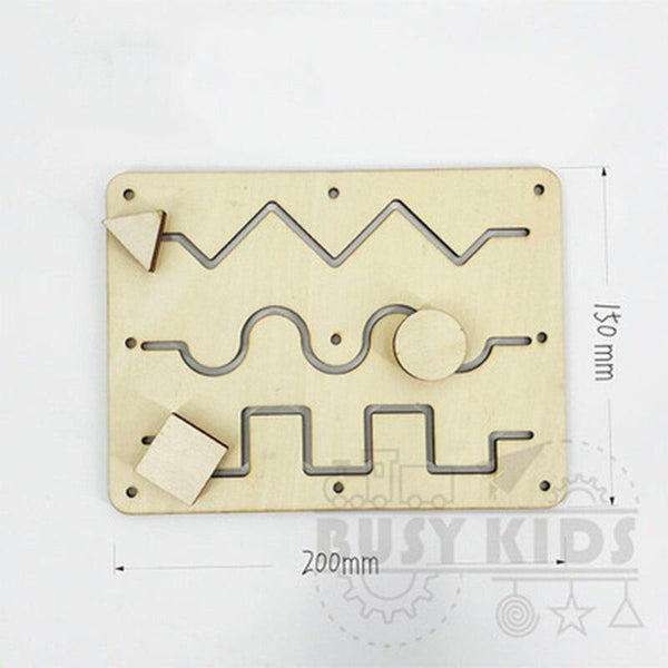 Planet Gates Children Busy Board Accessories Wood DIY Toy Montessori Material Early Education Activity Toddler Toys For Basic Skills Learning
