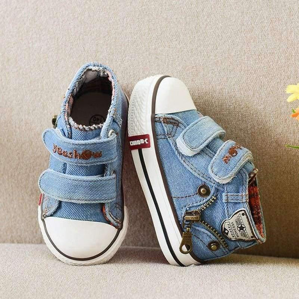 Planet Gates Children canvas shoes girls and boys fashion flats shoes breathable kids sneakers child casual baby shoes size 19-24