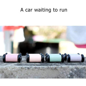 Planet Gates Children Diecasts Toy Wooden Vehicles Early Education Toys Car Four-layer Track Pulley Slide Car Baby Kids Toy Vehicles