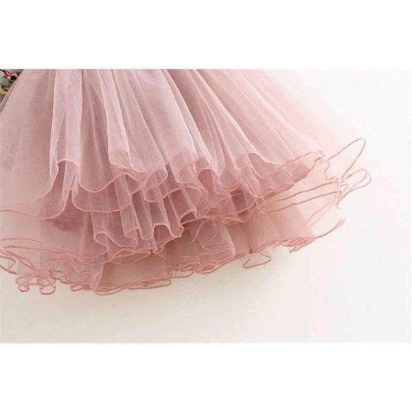 Planet Gates Children Dress Autumn Baby Girls floral Printed Princess Dresses Vestidos toddler girls Clothing Kids Girls red Xmas Dresses