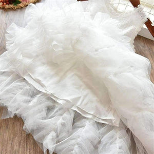Planet Gates Children Formal Clothes Kids Fluffy Cake Smash Dress Girls Clothes For Christmas Halloween Birthday Costume Tutu Lace Outfits 8T