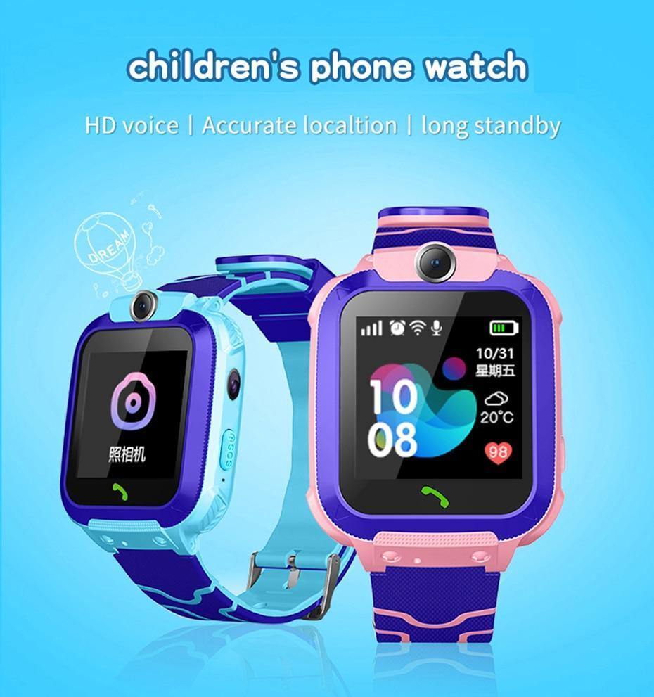 Planet Gates Children LBS Location Smart Watch Waterproof Positioning Kid Smart Watch SOS Camera Touch Screen Voice Chat Baby Phone Watch