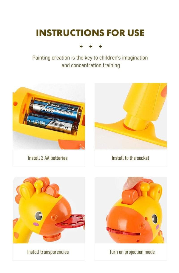 Planet Gates Children Led Projector Painting Art Drawing Table Light Toy For Kids Painting Board Desk Educational Learning Paint Tools Toys