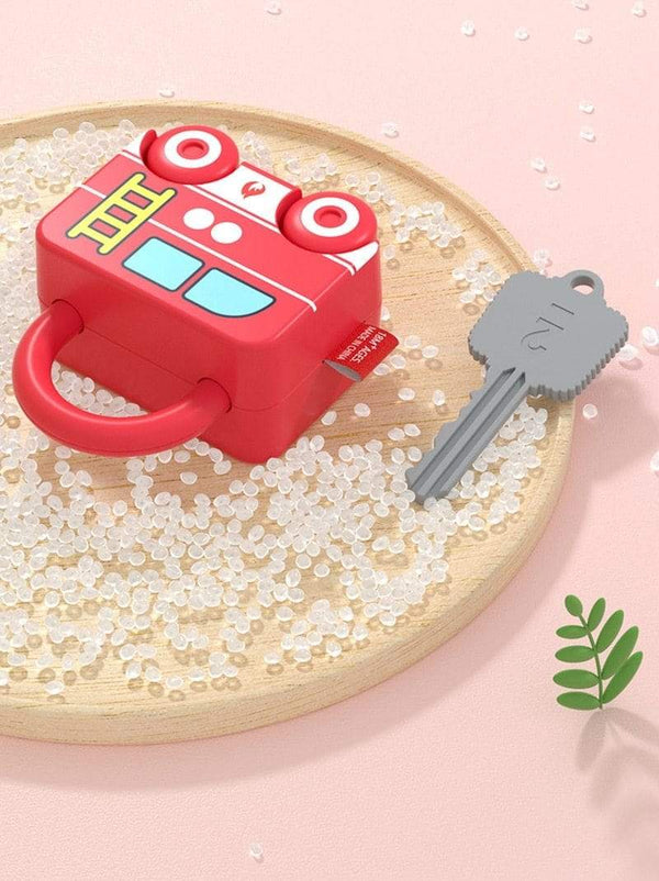 Planet Gates Children Montessori Toys Cartoon Car Unlocking Digital Key Matching Sensory Learning Educational Teaching Aids Pretend Play Toys