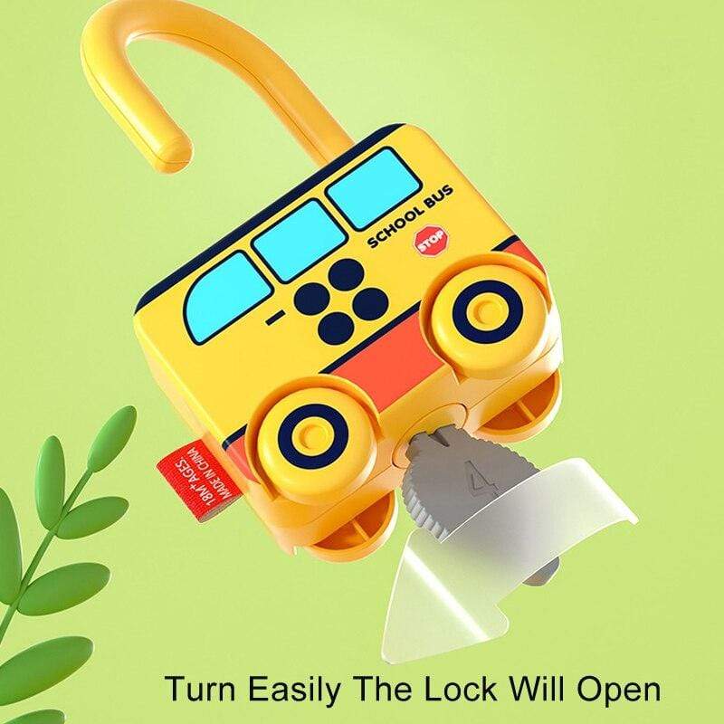 Planet Gates Children Montessori Toys for Babies 1 to 2 3 Years Educational Toys Locks Keys Match Set Early Learning Game Juguetes Bebes