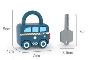 Planet Gates Children Montessori Toys for Babies 1 to 2 3 Years Educational Toys Locks Keys Match Set Early Learning Game Juguetes Bebes