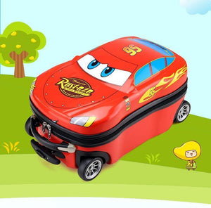 Planet Gates Children's Suitcase Child Trolley case Luggage Bag kids Schoolbags travel Suitcase Wheels 3D Supercar Travel case Toys for kinds