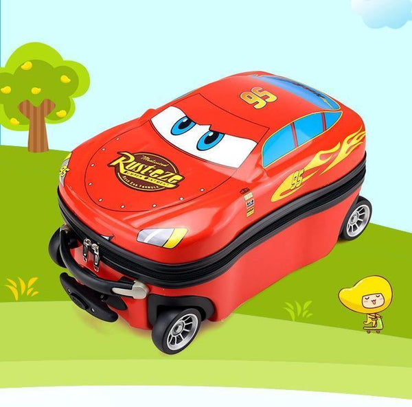 Planet Gates Children's Suitcase Child Trolley case Luggage Bag kids Schoolbags travel Suitcase Wheels 3D Supercar Travel case Toys for kinds