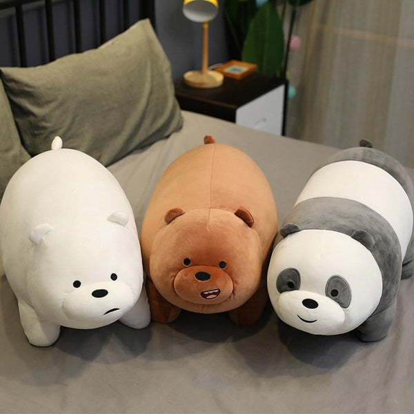 Planet Gates Children Stuffed Animals Little Bear Bare Plush Toys Cartoon Figure Plush Doll Pillow Soft Cute Plush Stuff Birthday Gift Kids