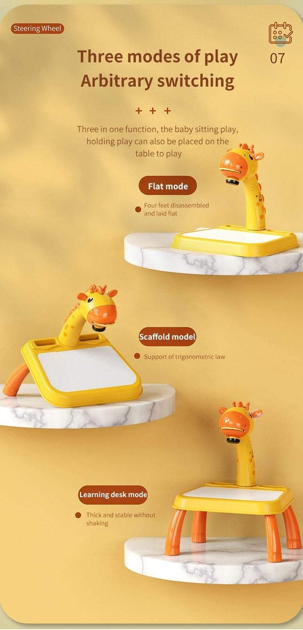 Planet Gates Children Toys Projection Drawing Set Kids Book Сoloring Pen Tools Montessori Set Baby Learning Educational Gifts Toy For Girl
