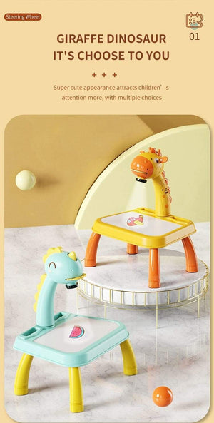 Planet Gates Children Toys Projection Drawing Set Kids Book Сoloring Pen Tools Montessori Set Baby Learning Educational Gifts Toy For Girl