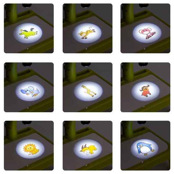 Planet Gates Children Toys Projection Drawing Set Kids Book Сoloring Pen Tools Montessori Set Baby Learning Educational Gifts Toy For Girl