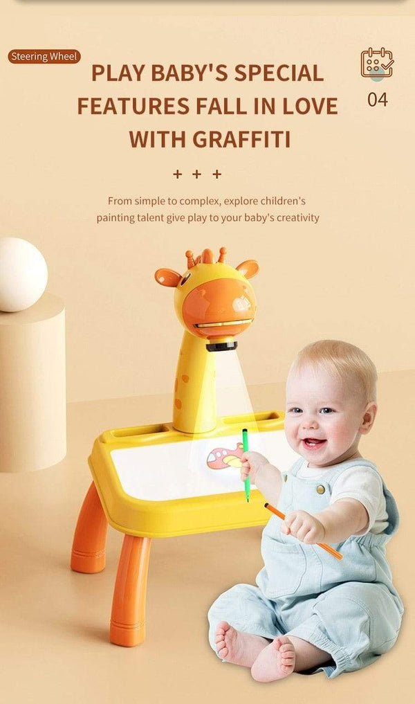 Planet Gates Children Toys Projection Drawing Set Kids Book Сoloring Pen Tools Montessori Set Baby Learning Educational Gifts Toy For Girl