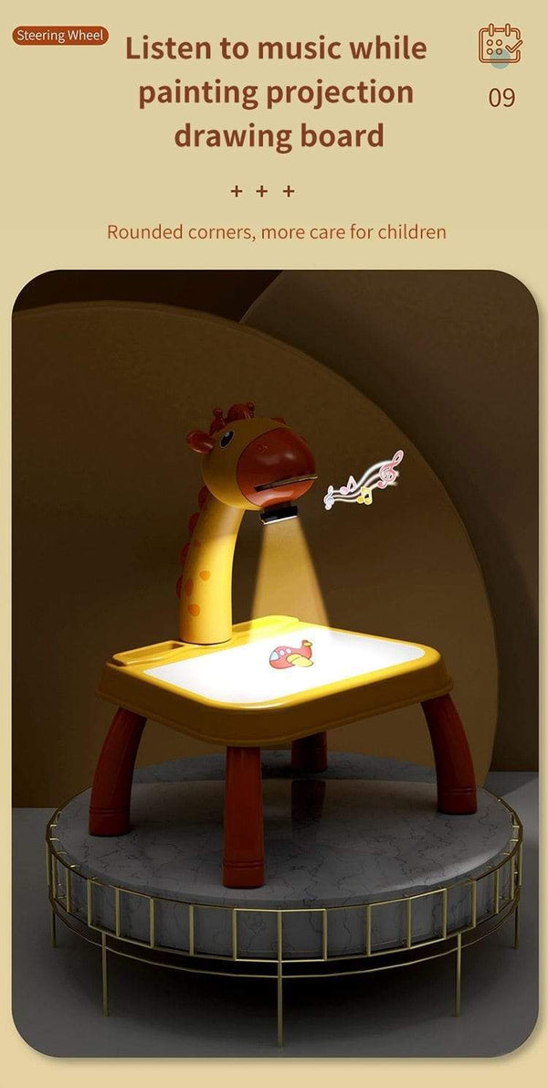 Planet Gates Children Toys Projection Drawing Set Kids Book Сoloring Pen Tools Montessori Set Baby Learning Educational Gifts Toy For Girl