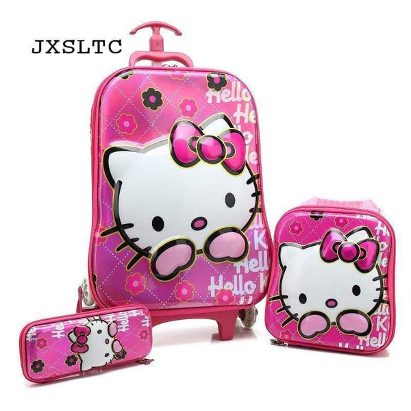 Planet Gates Children Travel Trolley Bag Student Trolley Case Cute Kids Suitcase Boy Girl Cartoon Bag Pencil Box Children Gift