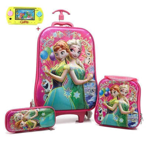 Planet Gates Children Travel Trolley Bag Student Trolley Case Cute Kids Suitcase Boy Girl Cartoon Bag Pencil Box Children Gift