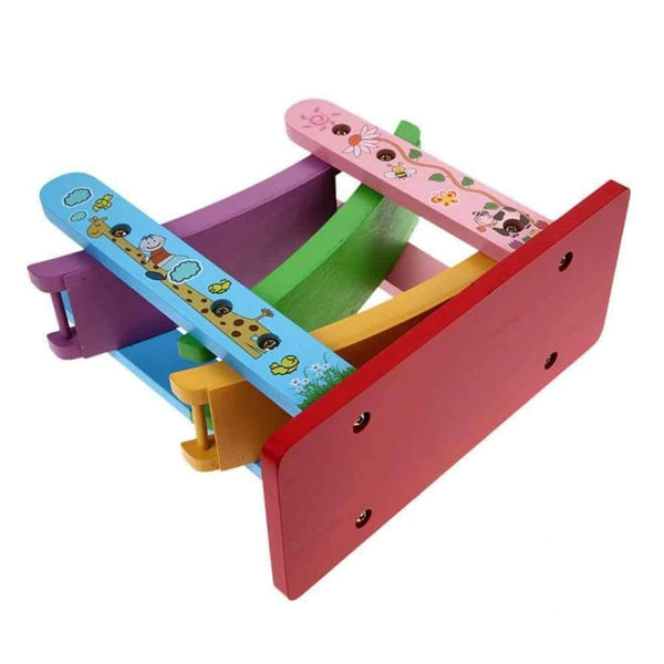 Planet Gates Children Trolley Track Classic Toys Slippery Car Color Design Environmentally Wooden Toys For Slippery Car