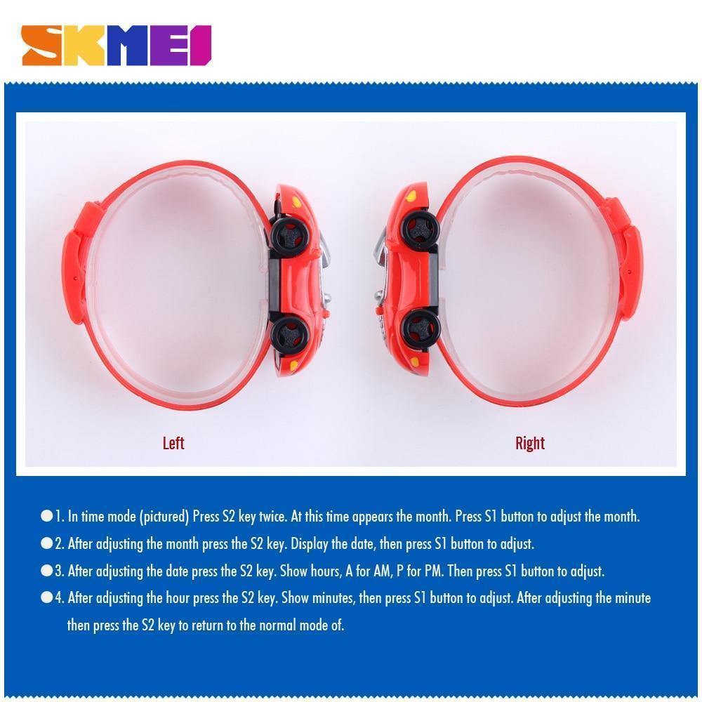 Zegarki dziecięce Planet Gates, marka modowa, kreatywne, cyfrowe, sportowe, dla dzieci, dla chłopców i dziewcząt, zegarki na rękę z motywem samochodu z kreskówek, zegarek na rękę dla dzieci