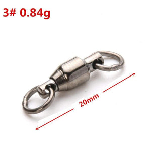 Planet Gates China / 1 20Pieces #1-6 Ball Bearing Swivel with Solid Ring Fishing Swivel Rolling Swivel Connector Stainless Steel tools