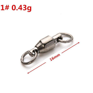 Planet Gates China / 1 20Pieces #1-6 Ball Bearing Swivel with Solid Ring Fishing Swivel Rolling Swivel Connector Stainless Steel tools
