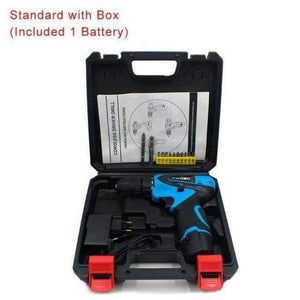 Planet Gates China / 1 battery Standard EIDEVO 12V Electric Drill Lithium Battery Cordless Drill Power Tools Electric Screwdriver Mini Drill with Box Electric Drill