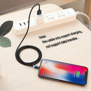 Planet Gates China / 1 Plug 1 Gold Cable / 1m FLOVEME LED Magnetic Micro USB Cable 1M Braided 5V/2A Magnet Charger Phone Cable For Samsung Galaxy S6 S7 Edge Xiaomi Redmi 4X