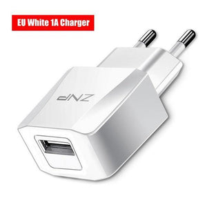 Planet Gates China / 1 Port EU Charger ZNP 2 Port USB Charger Mobile Phone USB Charger Fast Charging Wall Charger For iPhone Samsung Xiaomi 2.1A Max Charger