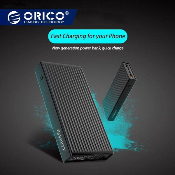 Planet Gates China / 10000mAh black ORICO 10000-20000mAh Powerbank Portable External Battery Ultra Slim USB Mobile Charger Quick Charge Power Bank