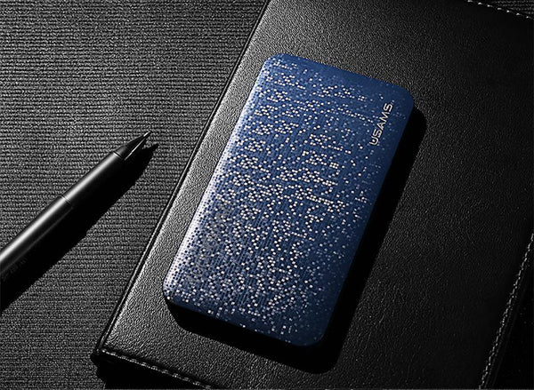 Planet Gates China / 10000mah Black USAMS Power Bank 15mm Ultra Slim 10000mAh Powerbank Mobile Phone 2.1A Output 10000mah Universal Phone External Battery