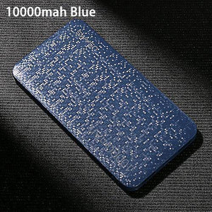 Planet Gates China / 10000mah Blue USAMS Power Bank 15mm Ultra Slim 10000mAh Powerbank Mobile Phone 2.1A Output 10000mah Universal Phone External Battery