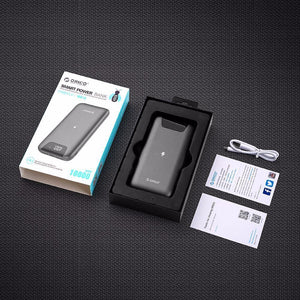 Planet Gates China / 10000mAh ORICO 10000 mAh Power Bank Wireless Charging Powerbank External Battery Power-bank With LED Display for Mobile Phone Tablets