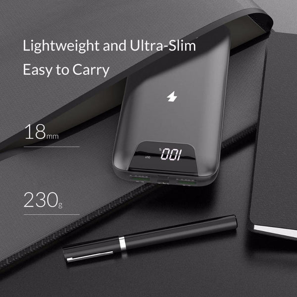 Planet Gates China / 10000mAh ORICO 10000 mAh Power Bank Wireless Charging Powerbank External Battery Power-bank With LED Display for Mobile Phone Tablets