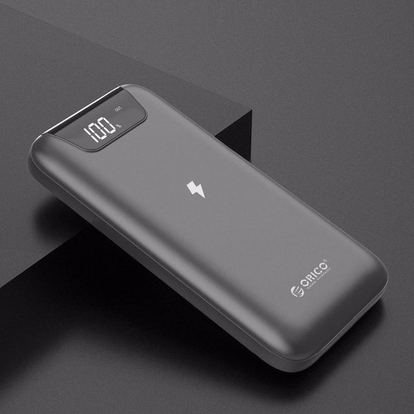 Planet Gates China / 10000mAh ORICO 10000 mAh Power Bank Wireless Charging Powerbank External Battery Power-bank With LED Display for Mobile Phone Tablets