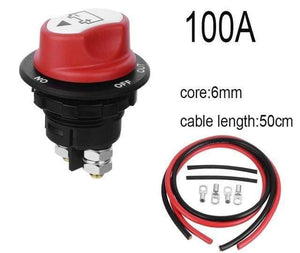 Planet Gates China / 100A add 6mm cable 50A 100A 200A Battery Isolator Cut Out Off Kill Switch Kit Car Race Rally Switch for motorcycle/car/boart