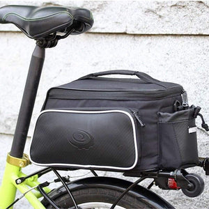 Planet Gates China 10L Roswheel Bicycle Trunk Pannier Bike Rear Carrier Bag Tear-resistant Black Seat Bag Cycling Pouch Handle Bag
