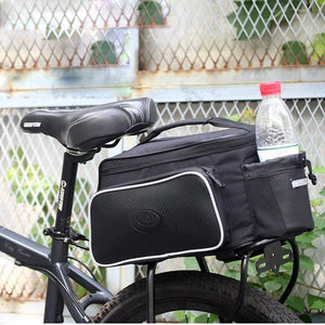 Planet Gates China 10L Roswheel Bicycle Trunk Pannier Bike Rear Carrier Bag Tear-resistant Black Seat Bag Cycling Pouch Handle Bag